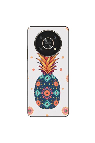 OEM Husa compatibila cu Honor X30 Silicon Gel Tpu Model Floral Pineapple