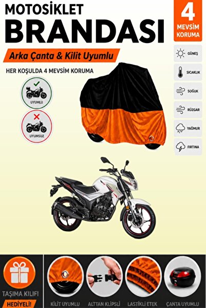 Cemku Double Black Top - Orange Bottom, Rear Bag Compatible Rks Titanium 220 ...