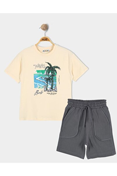 ALG Boys' Woven Shorts Suit