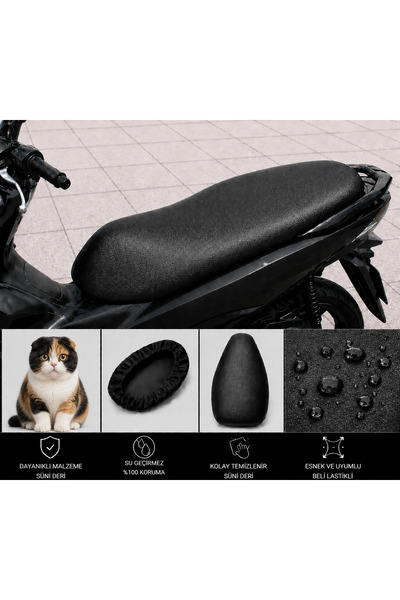 lawrenceshop Husa de șa pentru motociclete Kuba CG 100 Protecție impermeabilă...