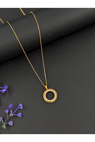 GÜMÜŞHANEM SİLVER 925 Ayar Gümüş Versage Çeyrek Altın Kolyesi