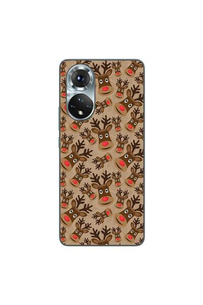 OEM Husa compatibila cu Honor 50 Silicon Gel Tpu Model Craciun Rudolf Pattern