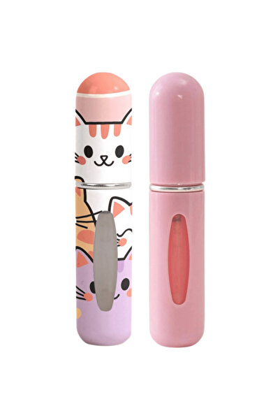 ECARLA - Zestaw 2 atomizerów podróżnych na perfumy 5ml Kotki
