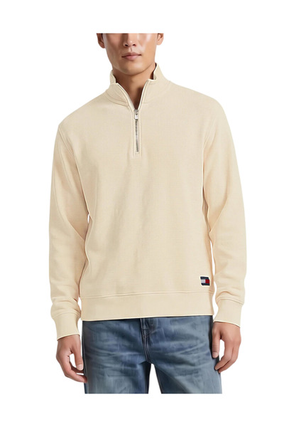 Tommy Hilfiger Ανδρικό Φούτερ Μπεζ Tommy Jeans DM0DM23127-AEF