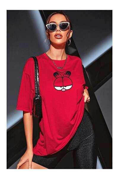 valeriae Tricou cu mânecă scurtă, croială lejeră, premium, cu imprimeu special