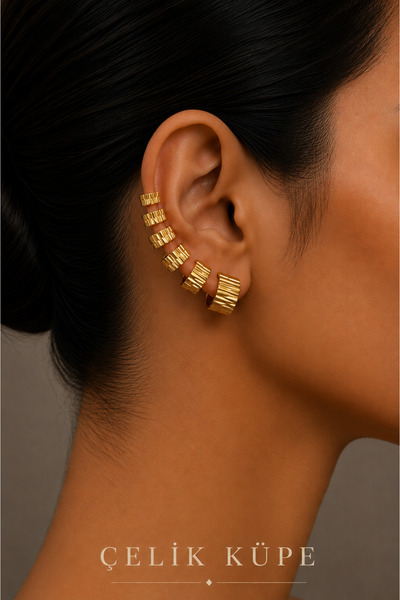 Jack Ferrero Women's Steel 6-Piece Earring Set