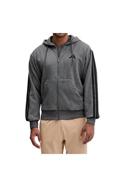 adidas Hanorac din fleece cu 3 dungi pentru bărbați, mărimea XL