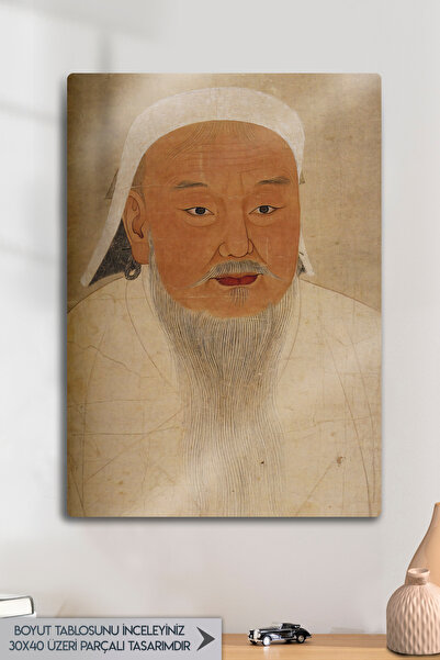 DekorHane Metal Print - Turkish Mongol Ruler, Genghis Khan, Metahan, Central ...