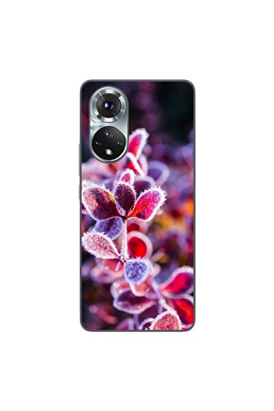 OEM Husa compatibila cu Honor 50 Silicon Gel Tpu Model Flori Inghetate