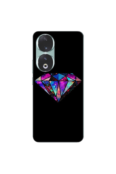 OEM Husa compatibila cu Honor 90 5G Silicon Gel Tpu Model Diamond Black