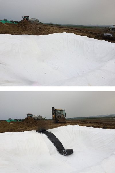 Treuman 2m X 5m Geotekstil Süs Havuzları Ve Tarımsal Sulama Havuzları 10 M²