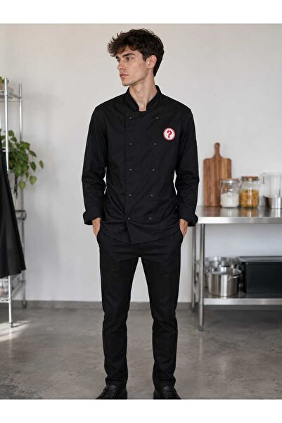 MEN Unisex chef's tunic, black