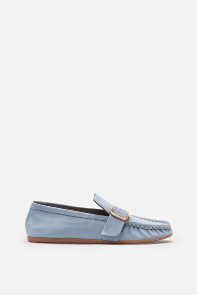 Bestyle Roc Genuine Leather Buckle Moccasins
