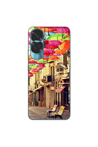OEM Husa compatibila cu Honor 90 Lite 5G Silicon Gel Tpu Model Strada Umbrele...