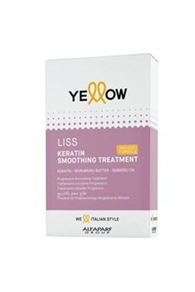 YELLOW Kit Tratament de Netezire cu Keratina - Professional Liss Keratin Smoo...