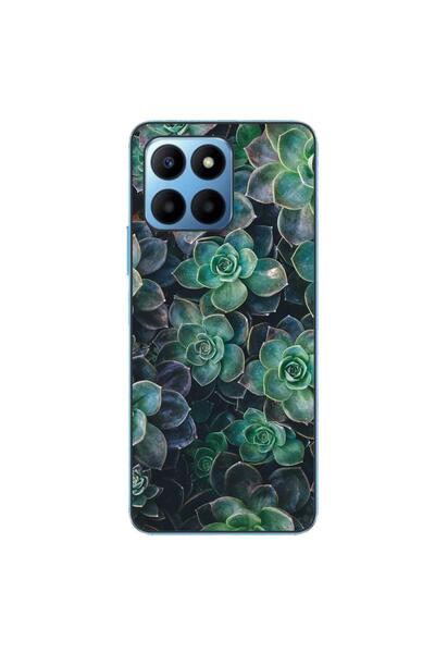 OEM Case compatible with Honor X6 Silicone Gel Tpu Rock Flowers Pattern