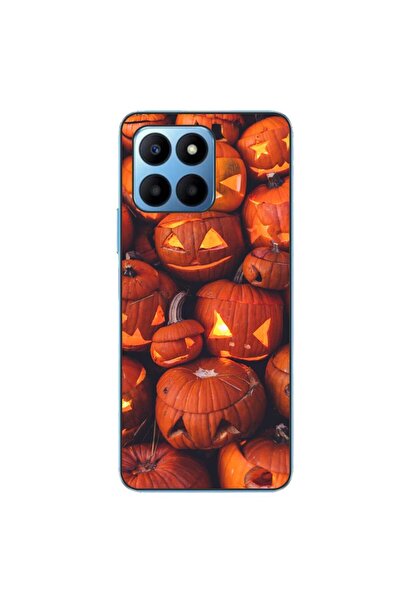 OEM Husa compatibila cu Honor X6 Silicon Gel Tpu Model Halloween Dovleci Lumi...
