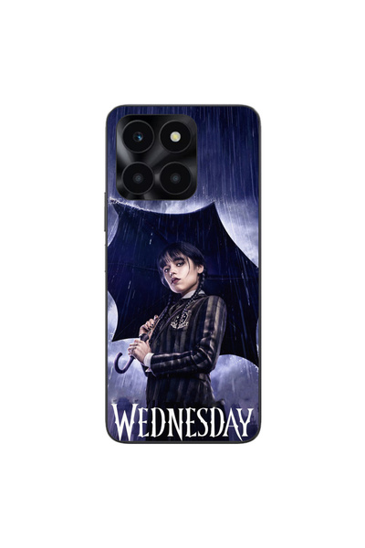 OEM Husa compatibila cu Honor X6a Silicon Gel Tpu Model Wednesday Umbrella