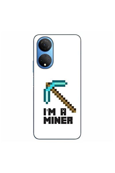 OEM Husa compatibila cu Honor X7 Silicon Gel Tpu Model Minecraft Miner