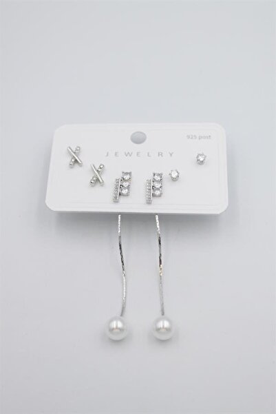 atastore2017 Multiple Set Earrings - Silver