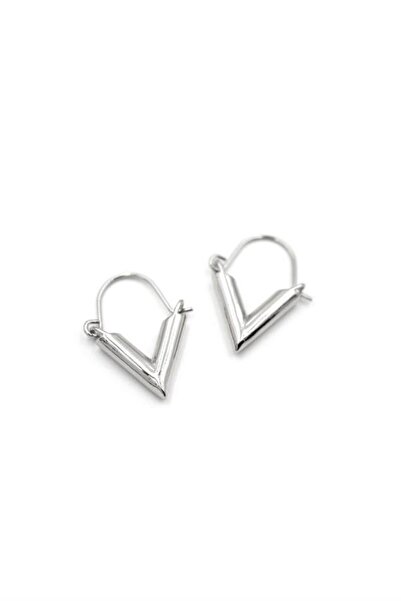 atastore2017 V Earrings - Silver