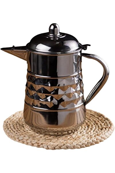 Generic Arabic coffee pot, made of silver stainless steel, coffee and tea the...