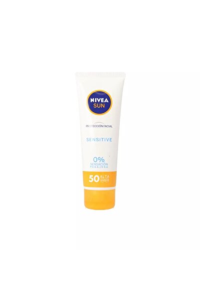 NIVEA Crema pentru ten sensibil cu protectie solara SUN FACIAL SPF50 50 ml