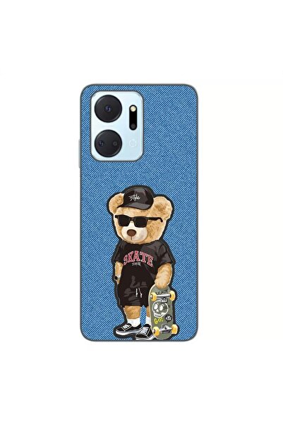 OEM Husa compatibila cu Honor X7a Silicon Gel Tpu Model Bear Skate Fashion