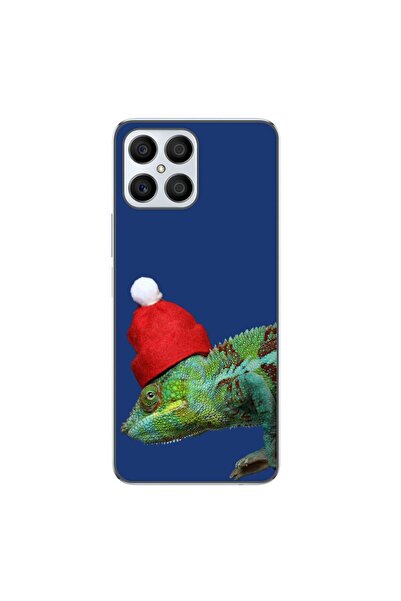OEM Калъф, съвместим с Honor X8, силиконов гел TPU, с коледен десен хамелеон