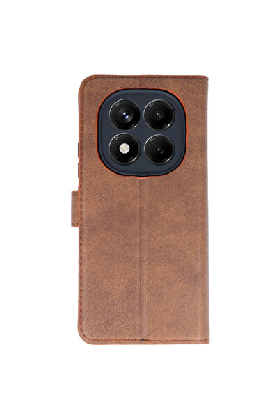UnDePlus Xiaomi Redmi Note 15 Pro 5G Kılıf Deri Deluxe Cüzdanlı Kapaklı Case