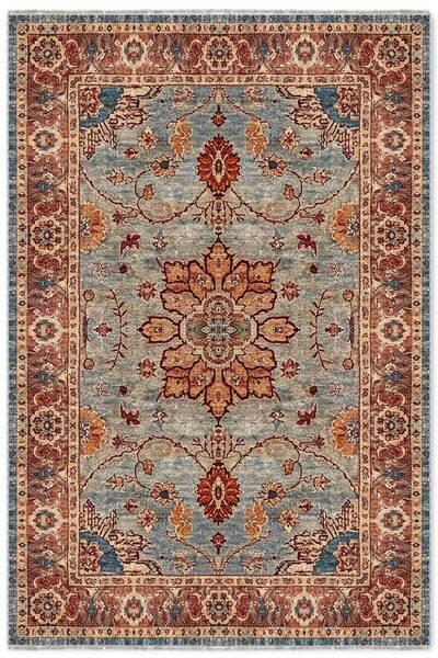 Babil Home Dekoratif Halı Kaymaz Taban Leke Tutmaz Yıkanabilir Kilim Özel Ölçü Salon Halısı 3034