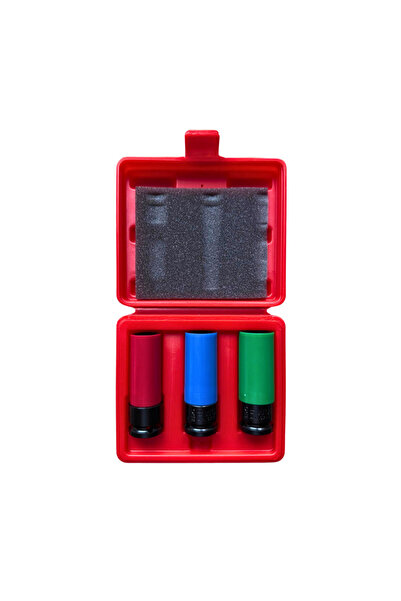 Würth Set de chei tubulare de impact WURTH, 3 piese, antrenare de 1/2'' - 17m...