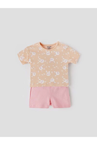popees babycare Popees Cotton Coordinated Set for Baby Girls (0–9 Months) – C...