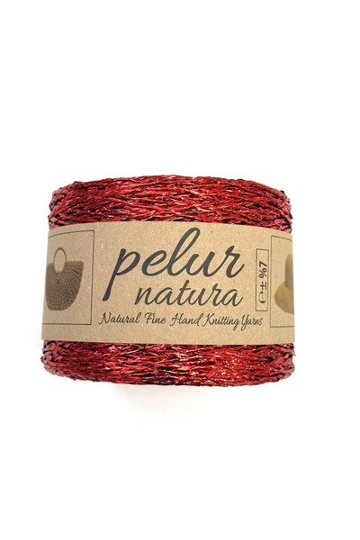 Thezuffy Pelur Natura %100 Polyester 250 Gr Simli Twisted Hand Knitting Yarn ...