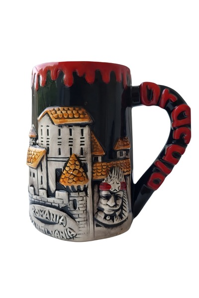 OEM HALBA CERAMICA TEMATICA TURISTICA DRACULA- BRAN - VLAD TEPESB