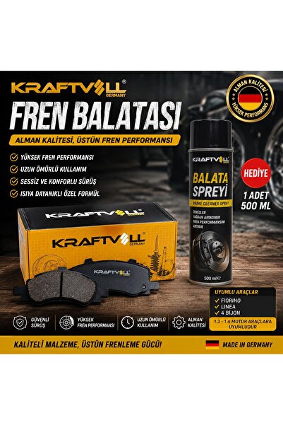 Kraftvoll Germany Kraftvoll Fren Balatası Fiorino-Linea Uyumlu