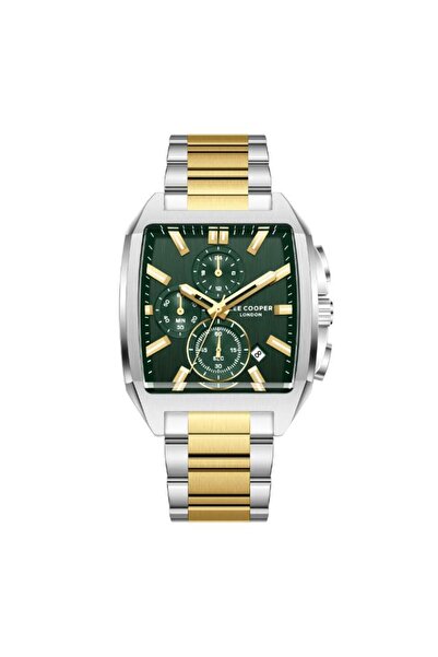 Lee Cooper Men's MULTIFUNCTION Dark Green Dial Watch - LC08344.270