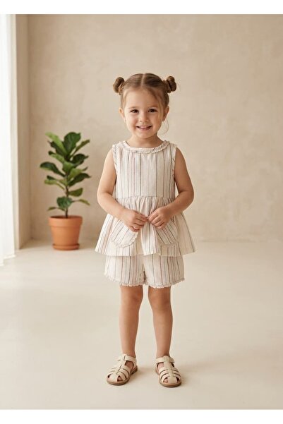 Ozmoz By Mukadder Özden 100% Cotton Ethnic Woven Summer Little Girls' Blouse ...