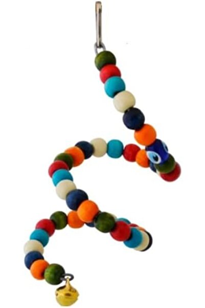 Yıldızan Zilli Spiral Bird Toy 38 cm 1089604