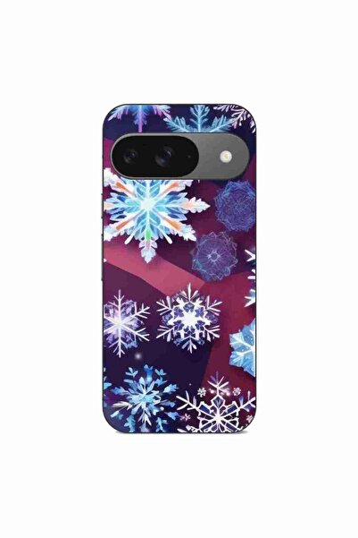 OEM Husa compatibila cu Google Pixel 9 Pro Silicon Gel Tpu Model Fulgi de Gheata