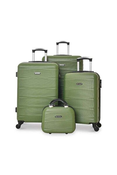 New Travel 4 Wheels Set of 4 Trolley Bags, Hard Case ABS, 360º Wheeling Carry...
