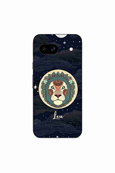 OEM Case compatible with Google Pixel 8A Silicone Gel Tpu Leo Horoscope Pattern
