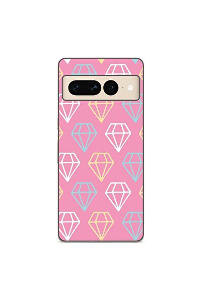 OEM Husa compatibila cu Google Pixel 8 Pro Silicon Gel Tpu Model Diamond Patt...