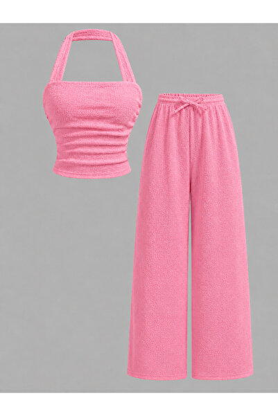 meren like your style Set de pantaloni cu bretele late și pantaloni largi, pe...