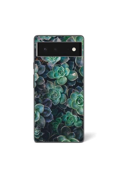 OEM Husa compatibila cu Google Pixel 6 Silicon Gel Tpu Model Flori de Stanca