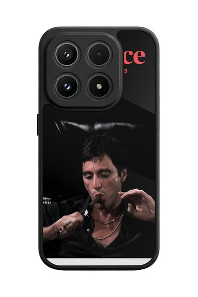 BGAKSESUAR حافظة XlAOMI Mi 17 5G المتوافقة مع تصميم Scarface اللامع الفاخر