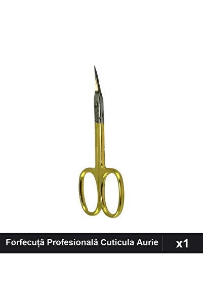 One Group Forfecuță Profesională Cuticula Aurie Vârf Scurt, Clești Unghiere