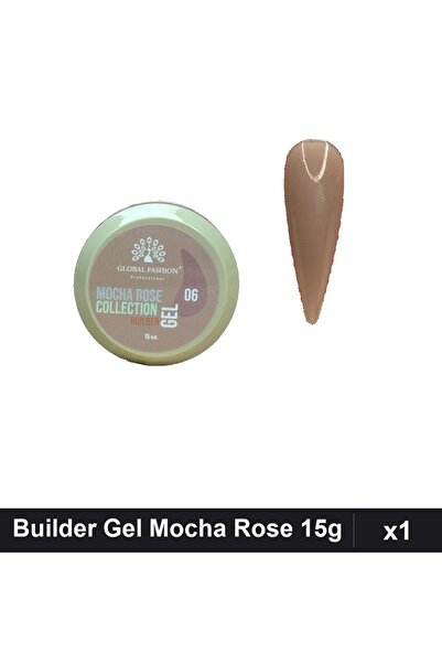 global fashion Builder Gel Mocha Rose 15g, Global Fashion, Constructie Unghii...