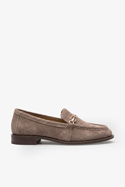Louis Cardy Monroe Mink Suede Leather Women's Loafer