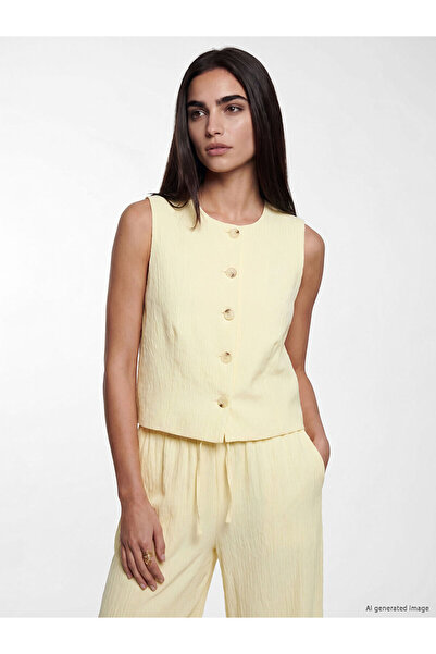 LC Waikiki Nevavm Textured Women's Classic Vest with a Difference
